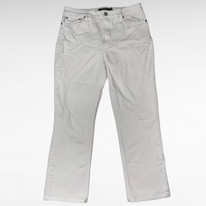 Lauren Ralph Lauren White Slim Jeans (Size 12)